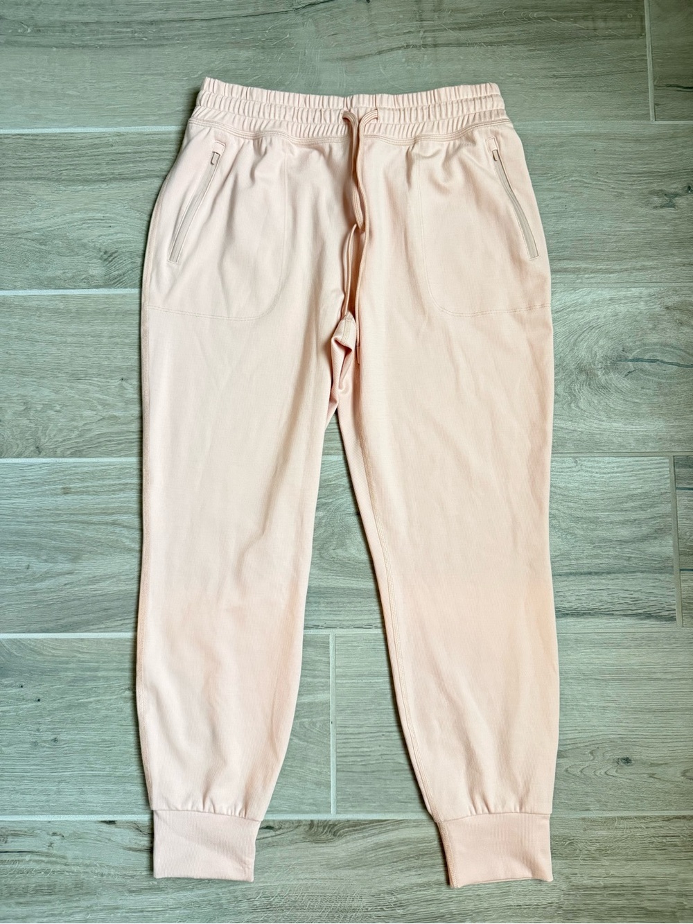 Beyond Yoga Womens Medium Blush Pink High Rise Jogger Lounge Active Pants